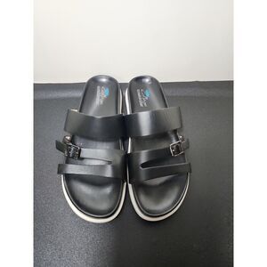 Aqua College Waterproof Leather Sandals Size 9
